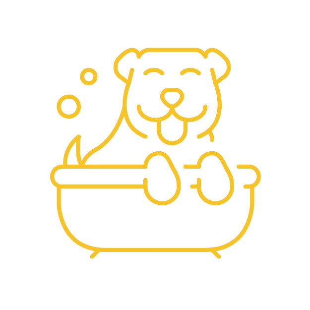 Dog Bathing & Deep Coat Cleaning Icon